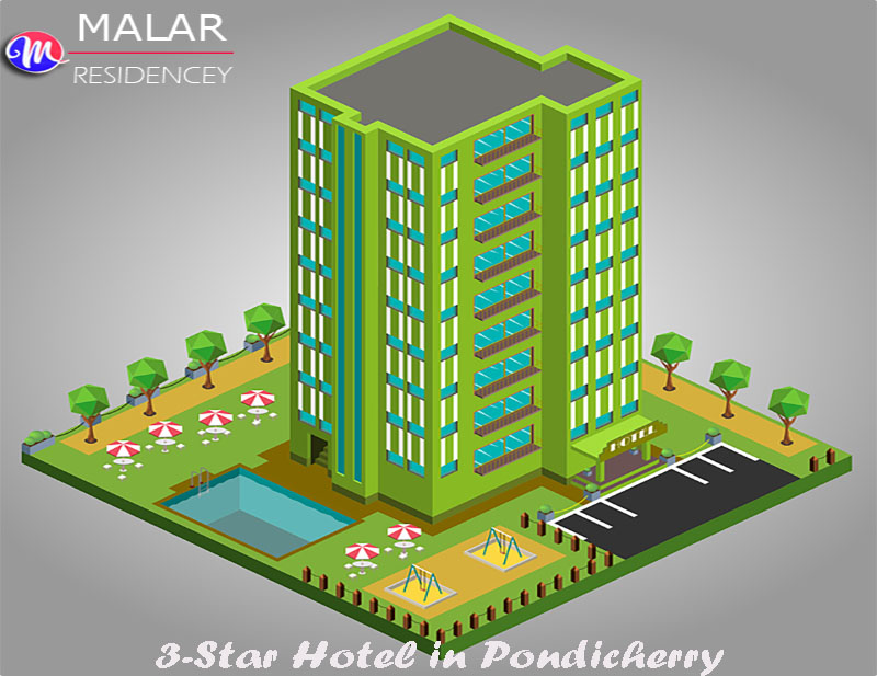 3-Star Hotel in Pondicherry | Malarresidencey.com